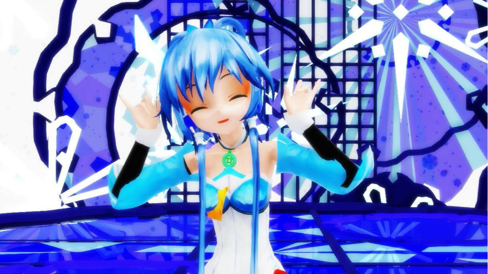【洛天依 MMD】可爱小天依的妮可妮可妮?